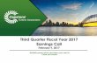 Third Quarter Fiscal Year 2017 Earnings Callcontent.stockpr.com/capstoneturbine/db/164/6514... · 3 Financial Highlights of Fiscal 2017 Third Quarter • Total revenue increased 35%
