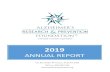 2019 - alzheimersprevention.org · 2019 ANNUAL REPORT P.O. ox 3783 Tucson, AZ 8575 í-783 Toll Free: 888-98-5766
