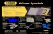 Winter Specials Flyer - Cabot Shipping Supplies...Leather Fitter 74-448-10 • X-Large • Orange • Premium grade split leather • Thinsulate lined for warmth • Hi-Viz orange