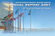 New International Atomic Energy Agency ANNUAL REPORT 2007 · 2014. 7. 2. · Annual Report 2007 GC(52)/9 Article VI.J of the Agency’s Statute requires the Board of Governors to