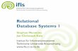 Relational Database Systems 1 - TU Braunschweig...Relational Database Systems 1 –Wolf-Tilo Balke –Institut für Informationssysteme –TU Braunschweig 10 7.1 Tuple Relational Calculus