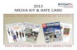 2015 MEDIA KIT & RATE ARD - RVDA...2015 Exhibitors, Partners and Sponsors ^ Associate members only 2015 RV Dealers International 8/29 onvention/Expo NOVEMBER Dealer Satisfaction Survey