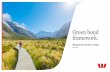 Green bond framework. - Westpac€¦ · 1 The International Capital Markets Association Green Bond Principles (ICMA GBP) are voluntary guidelines to allow transparency and disclosure