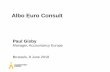Albo Euro Consult€¦ · Albo Euro Consult Paul Gisby Manager, Accountancy Europe Brussels, 8 June 2018