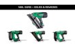 NAIL GUNS ISSUES & REMEDIES...NAIL GUNS –ISSUES & REMEDIES FINISHING GUN NAIL JAM CLEARANCE Step 1 Remove battery from tool to ensure it can not be activated during this process