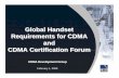 Global Handset Requirements for CDMA and CDMA ... · 1. Mobile devices that are sold at an ex-factory wholesale cost that is less than US$40 are considered ultra low-cost devices.