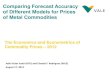 Comparing Forecast Accuracy of Different Models for Prices ...epge.fgv.br/conferencias/commodity-prices/files/ClaudiaRodrigues.pdf · US industrial production Chinese industrial production