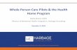 Whole Person Care Pilots & the Health Home Program€¦ · Increase access to housing and supportive services (optional) ... public funds (e.g. county, city, tribe) to the state Medicaid