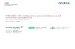 New COVID-19 infection prevention and control guidance · 2020. 10. 5. · COVID-19: infection prevention and control guidance Uncontrolled if printed 2 About this guidance The guidance