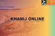 KHANIJ ONLINE - nceg.gov.in Online -Anurag Diwan.pdf · Mineral Resources Department : Core Activities Allocation/Grant of mineral concessions To ensure mining operation as per mining
