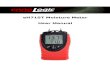 eH710T Moisture Meter User Manual - ennoLogic Manual... · moisture meter. 1.1 Important Safety Considerations – Please Read Please read these safety instructions and this user