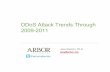 DDoS Attack Trends Through 2009-2011 - NANOG Archive · Page 3 Key Findings in the 2011 Survey o Any Internet Operator Can Be a Target for DDoS – Ideologically-motivated ‘Hacktivism’