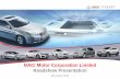 BAIC Motor Corporation Limited Roadshow Presentation€¦ · 8/1/2017  · Issuer BAIC Motor Corporation Limited (1958.HK) Listing Venue The Main Board of the Stock Exchange Base