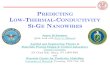 PREDICTING LOW-THERMAL-CONDUCTIVITY SI-GE …jespertoftkristensen.com/JTK/Publications_files/TMS_2_nanowire.pdfNon-equilibrium molecular dynamics (NEMD) " “Direct method” " Analogous