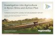 Investigation into Agriculture in Byron Shire and Action Plan · Context Supply Side Challenges Supply Side Opportunities Demand Side Challenges Demand Side Opportunities Off farm