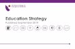 Education Strategy Education Strategy.pdf · evolve with the addition of the CPD Diary in early 2018, followed shortly afterwards by the ... to develop their critical appraisal and