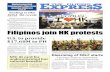 Filipinos join HK protests - The Filipino Express Online Filipino Express v28 Issue 40.pdf · These were among the red phases, was already habitable and stressed that these were keeping