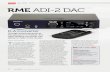 on tEst RME ADI-2 DAC - Synthax ADI... · usual, RME provide an ASIO driver for use with Windows operating systems, but the unit is UAC 2.0 class-compliant, so doesn’t need drivers