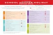 A TYPICAL SCHOOL SUMMER HOLIDAY · SCHOOL SUMMER HOLIDAY MIDWEEK BREAK This is a sample guide only – you’ll be provided with more information about what’s on and when, once
