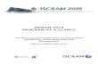 ISCRAM 2019 PROGRAM AT A GLANCE · 9:00am - 11:00am DC-1: ISCRAM 2019 Doctoral Colloquium (1) – Room 2.15 9:00am - 11:00am ICMT-1: 2nd International Workshop on Intelligent Crisis