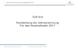 TOP III/5 Feststellung der Jahresrechnung Für das ... · Jahresrechnung des Haushaltsjahres 2017 Stadt Sulzburg / Häckelmoser Gemeinderatssitzung 08.11.2018 1 TOP III/5 Feststellung