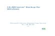 New CA ARCserve® Backup for Windows · 2015. 4. 15. · CA ARCserve® Backup for Microsoft Windows Essential Business Server ... Microsoft Windows Server 2003、Microsoft Windows