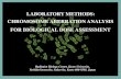 LABORATORY METHODS: CHROMOSOME ABERRATION … · regions of chromosomes. The method is not routinely used for the chromosome aberration analysis in human radiation cytogenetics. However,