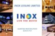 INOX LEISURE LIMITEDcdn.inoxmovies.com/Downloads/547d6d27-b0bf-4108-883a-09edc05… · Employee Benefits Property Rent & Conducting Fees CAM, Power & Fuel, R&M Other Overheads 40.4