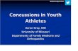 Management of Concussions in Sports - mopta.org · Recurrent Concussions than those with no history were 3x more likely to suffer a concussion Players reporting a history of ž3 concussions