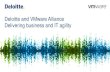 Deloitte and VMware Alliance Delivering business and IT ... · right solution, Deloitte joins with VMware to deliver leading -edge virtualization and cloud software. ... With $33B