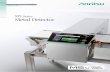 M5 Series Metal Detector - dl.cdn-anritsu.com€¦ · Metal Detector Product Brochure. Accurate illustrated Help messages minimize production line downtime by reducing the need for