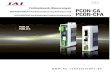 RCP2/RCP2W Hochleistungs-Positioniersteuerung · 2020. 6. 2. · PCON-CA/CFA-Serie, Flyer-Nr. 0313-D, Version CJ0192-2A Außenmaße