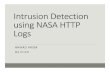 Intrusion Detection using NASA HTTP Logscis.csuohio.edu/~sschung/CIS660/Project_V2_AhmadDa.pdf · Presentation Overview-Bacround-Preprocessing-Data Mining Methods to Determine Outliers-Finding