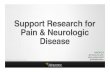 Support Research for Pain & Neurologic Disease...Abuse and Heroin Use •HHS Opioid Initiative 2016 •National Pain Strategy •FDA Opioids Action Plan •CDC Guidelines for Prescribing
