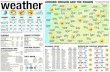 AROUND OREGON AND THE REGION weather...Weather(W): s-sunny, pc-partly cloudy, c-cloudy, sh-showers, t-thunderstorms, r-rain, sf-snow ﬂ urries, sn-snow, i-ice 37 8 82 37 8 78 36 10