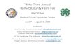 Thirty-Third Annual Harford County Farm Fair · 2020. 4. 1. · Harford County Farm Fair 4-H Catalog Harford County Equestrian Center ... We do not want your exhibits not to place