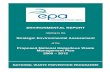 ENVIRONMENTAL REPORT · National Hazardous Waste Management Plan Environmental Report ENVIRONMENTAL REPORT relating to the Strategic Environmental Assessment