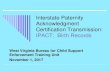 Interstate Paternity Acknowledgment Certification ... · IPACT: Paternity Affidavit and Born Out-of-Wedlock Fields If an affidavit is rejected by DVS, it does not legally establish
