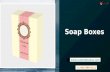 Soap boxes With unique and high quality printing