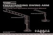 Portable Base Swing Arm Freestanding Swing Arm · The Freestanding Swing Arm Anchor Track™ System is used for fall protection applications. This fall protection system is labeled
