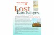 Lost Landscapes - National Trail · The Lost Landscapes project With grants from the Heritage Lottery Fund (through the Local Heritage Initiative) and the Rail Link Countryside Initiative,