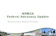 NRMCA Federal Advocacy Update - LL3.pdf · • It also rescinds many Obama- era executive orders on the climate such as the ... Trump signs executive order to reduce federal regulations