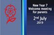 New Year 7 Welcome meeting for parents - Bullers Wood GIrls€¦ · •Meeting with the DHT/HT. Detentions School Detentions can be before school, during the school day or at the