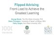 Flipped Advising Diana Thompson, University of Hawaiʻi at ...apps.nacada.ksu.edu/conferences/ProposalsPHP/uploads/...Flipped Advising: Front-Load to Achieve the Greatest Learning
