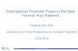 International Financial Flows in the New Normal: Key Patterns · The procyclicality of global capital flows Gross inflows in advanced and emerging market economies (% GDP) 7 -10,0-5,0