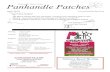 Panhandle Patches Panhandle Quilt Guild Newsletter 2018 for emaili… · The minutes from the February meeting as printed in the March 2018 Panhandle Patches Newsletter page 2-4 were