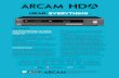 Arcam | bringing the best possible sound into people’s lives Flier/cds50... · 2018. 6. 19. · ARCAM HEAR EVERYTHING0 ARCAM ULTRA HIGH PERFORMANCE DAC THE CDS50 OUR MOST ADVANCED