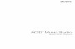 Revised November 12, 2009 · Revised November 12, 2009 . This quick start manual provides you with a brief introduction to ACID® Music Studio™ software. For more details on using