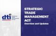 STRATEGIC TRADE MANAGEMENT ACT · Outline of Presentation I. Strategic Trade Management Act i. Overview ii. National Strategic Goods List iii. Scope and Coverage II. Non-Compliance