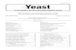 A Newsletter for Persons Interested in Yeast · Peter Biely Institute of Chemistry Slovak Academy of Sciences Dúbravská cesta 9 842 38 Bratislava, Slovakia Yasuji Oshima Department